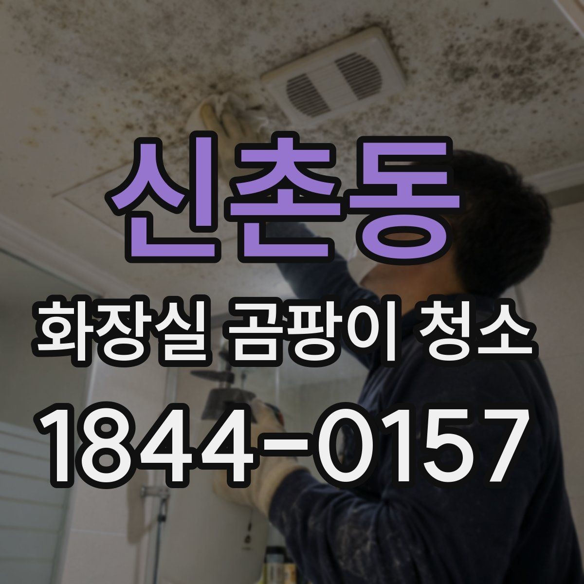신촌동 화장실 곰팡이 청소 광택 타일과 무광 타일에 맞는 세척 포인트