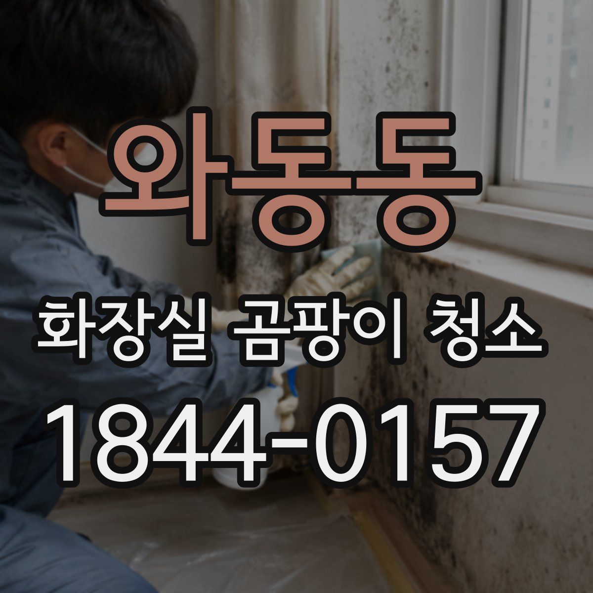 와동동 화장실 곰팡이 청소