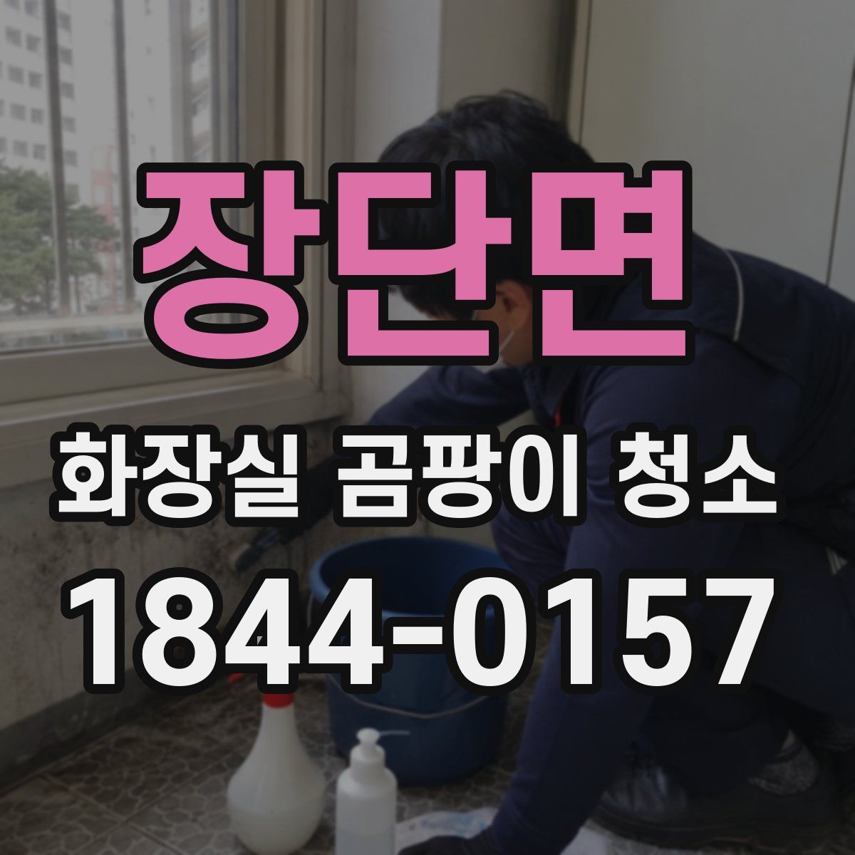 장단면 화장실 곰팡이 청소