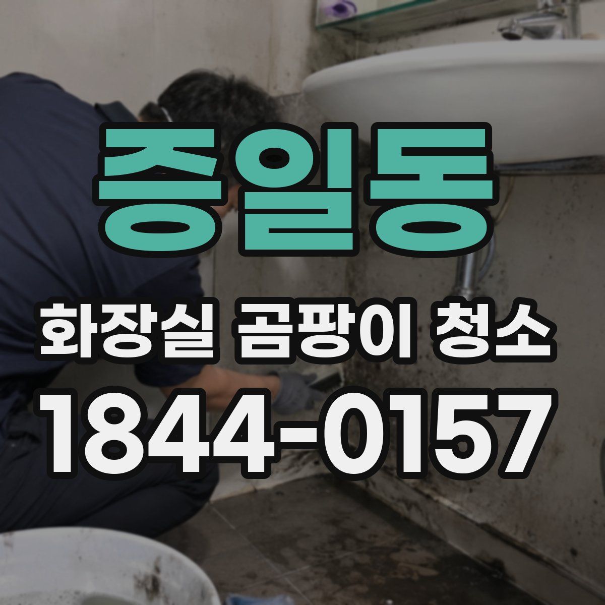 증일동 화장실 곰팡이 청소