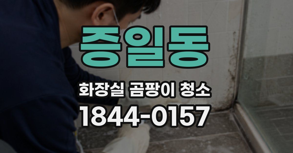 증일동 화장실 곰팡이 청소