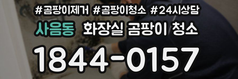 사음동 화장실 곰팡이 청소