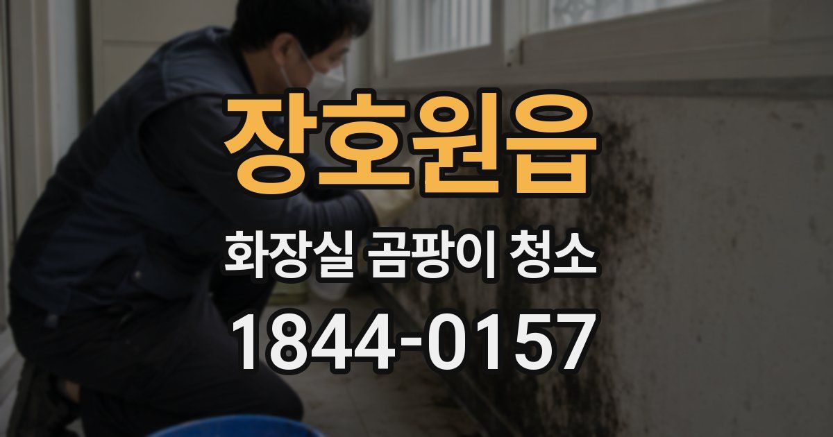 장호원읍 화장실 곰팡이 청소