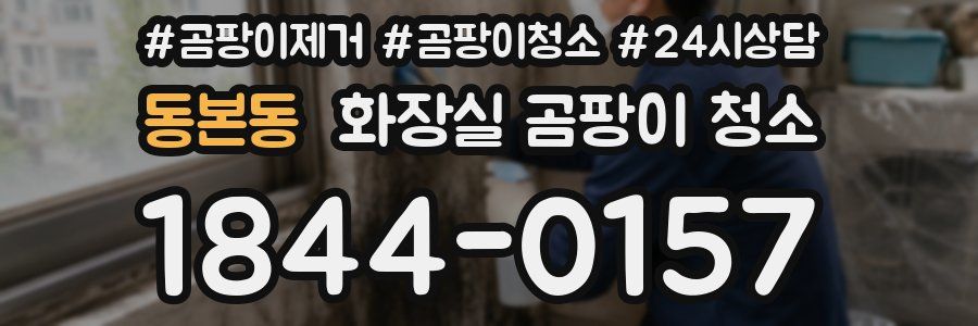 동본동 화장실 곰팡이 청소