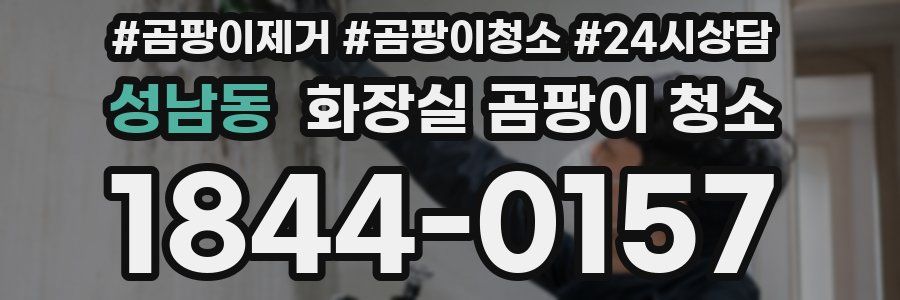 성남동 화장실 곰팡이 청소