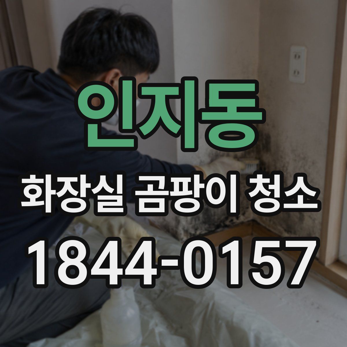 인지동 화장실 곰팡이 청소