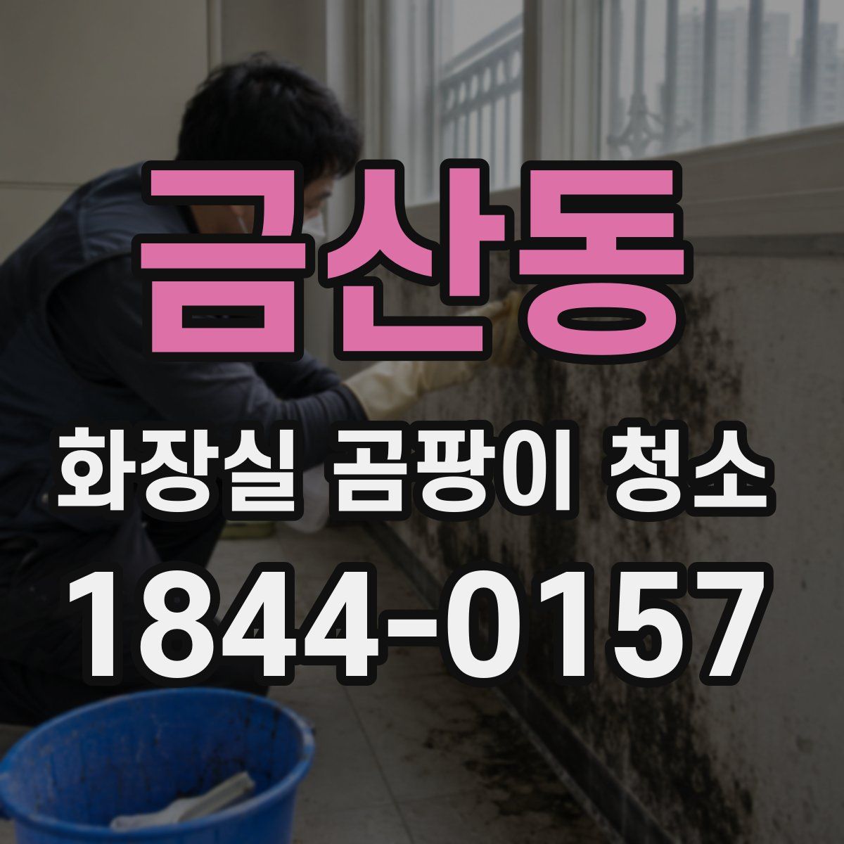 금산동 화장실 곰팡이 청소