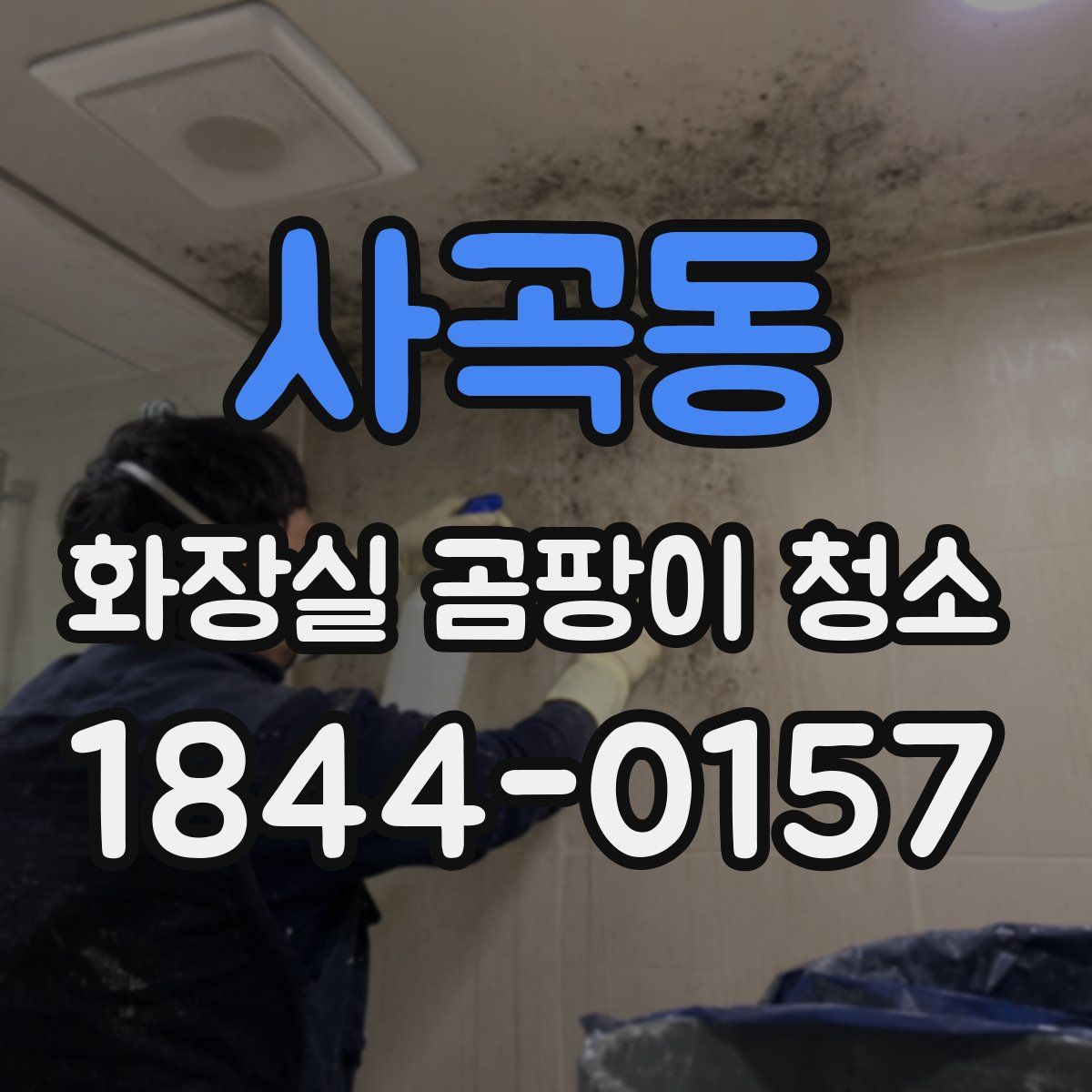 사곡동 화장실 곰팡이 청소