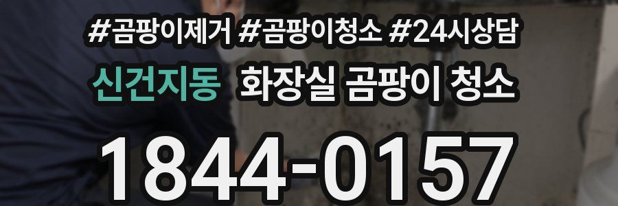 신건지동 화장실 곰팡이 청소