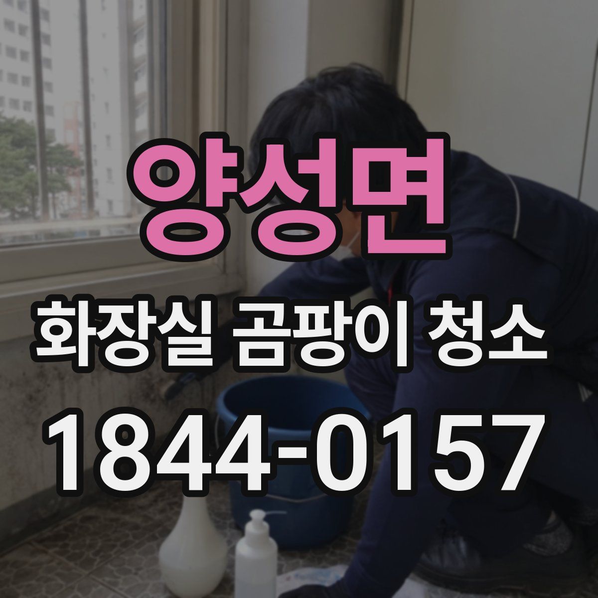 양성면 화장실 곰팡이 청소