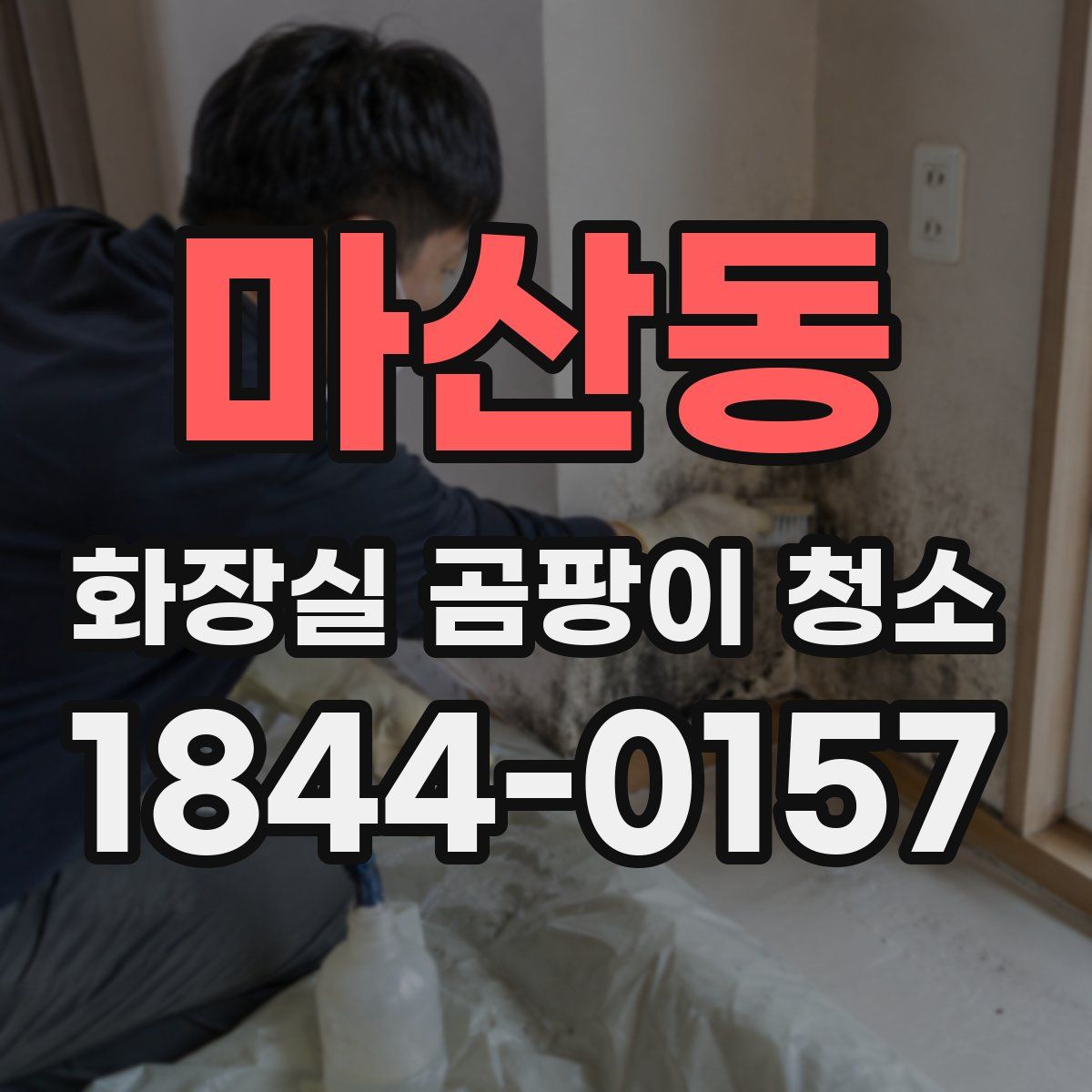마산동 화장실 곰팡이 청소