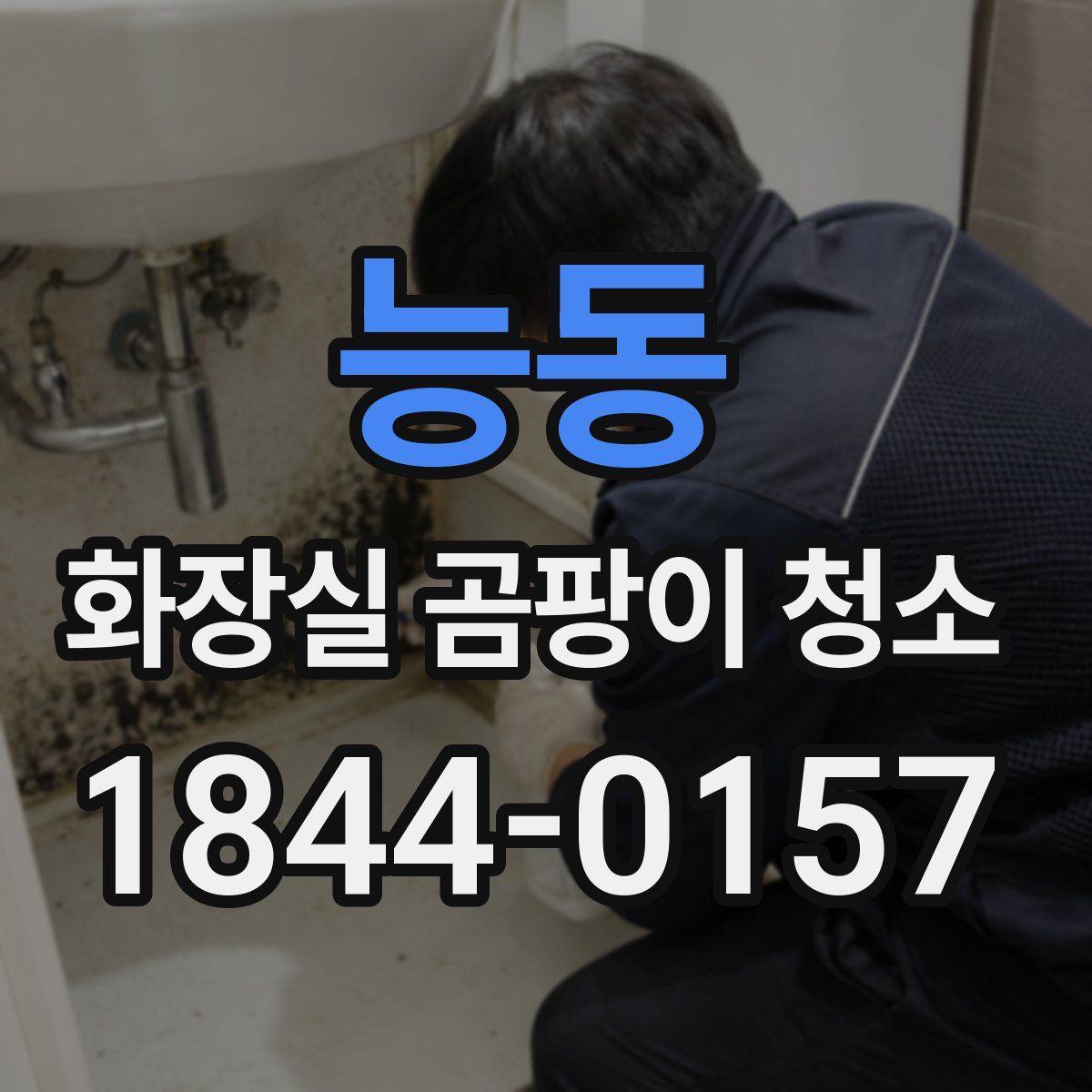 능동 화장실 곰팡이 청소