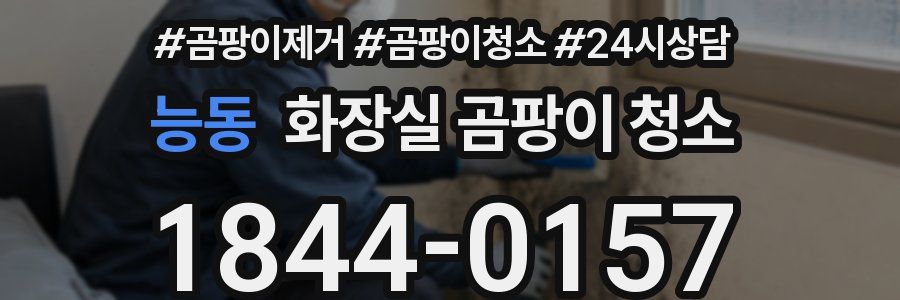 능동 화장실 곰팡이 청소