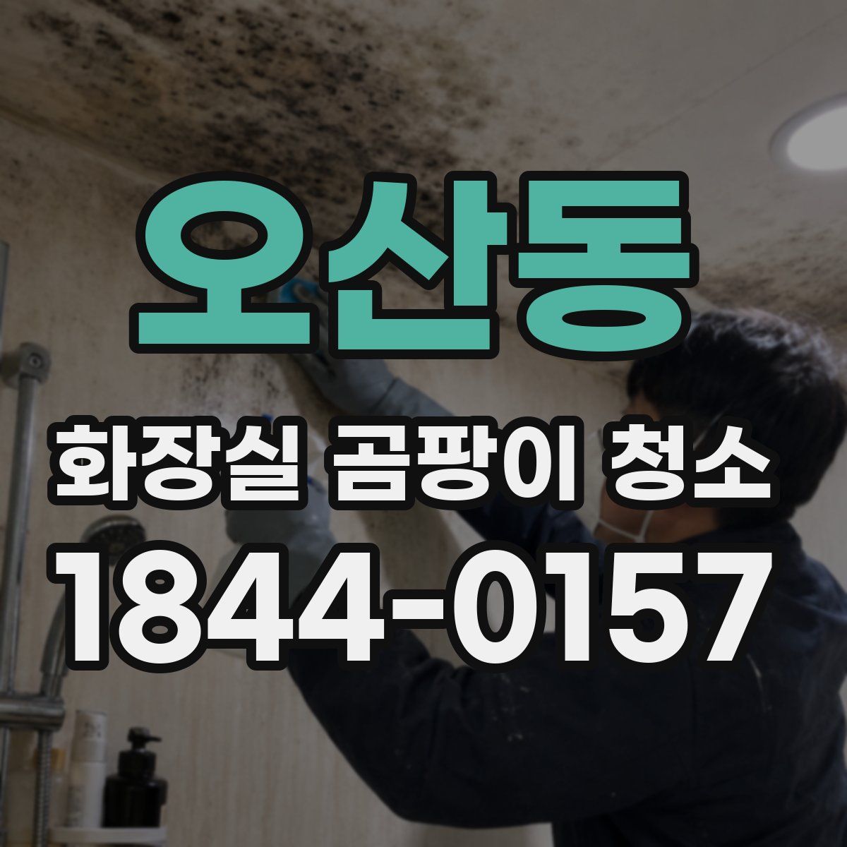 오산동 화장실 곰팡이 청소