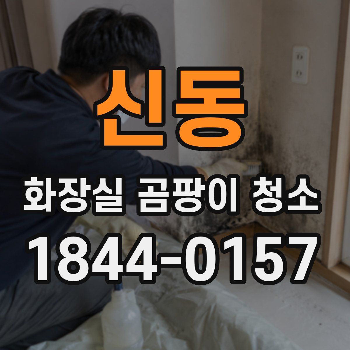 신동 화장실 곰팡이 청소