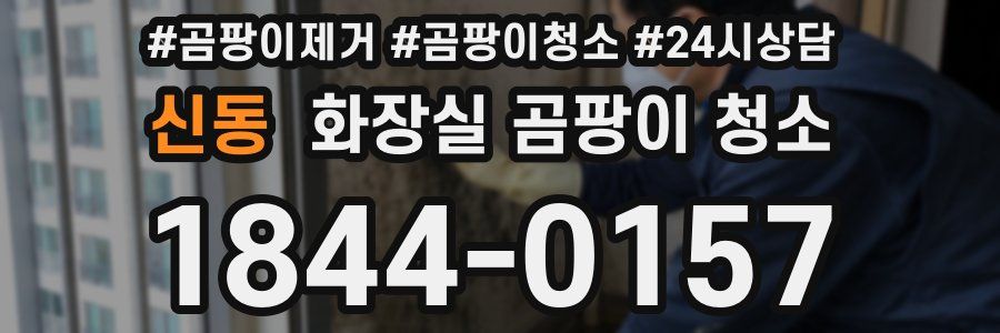 신동 화장실 곰팡이 청소