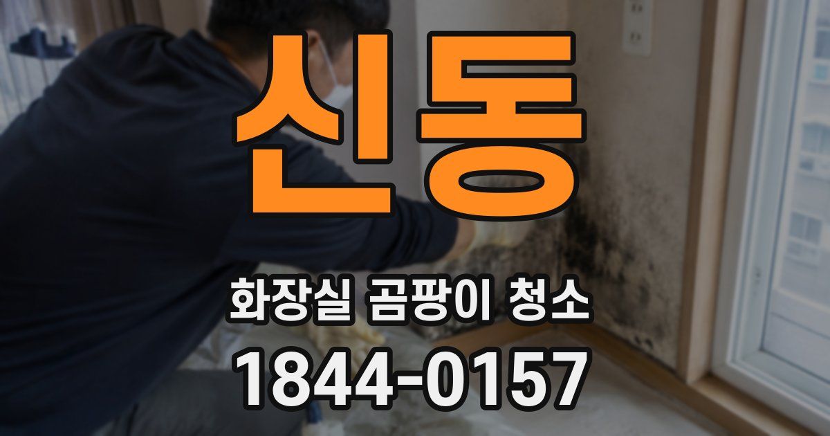 신동 화장실 곰팡이 청소