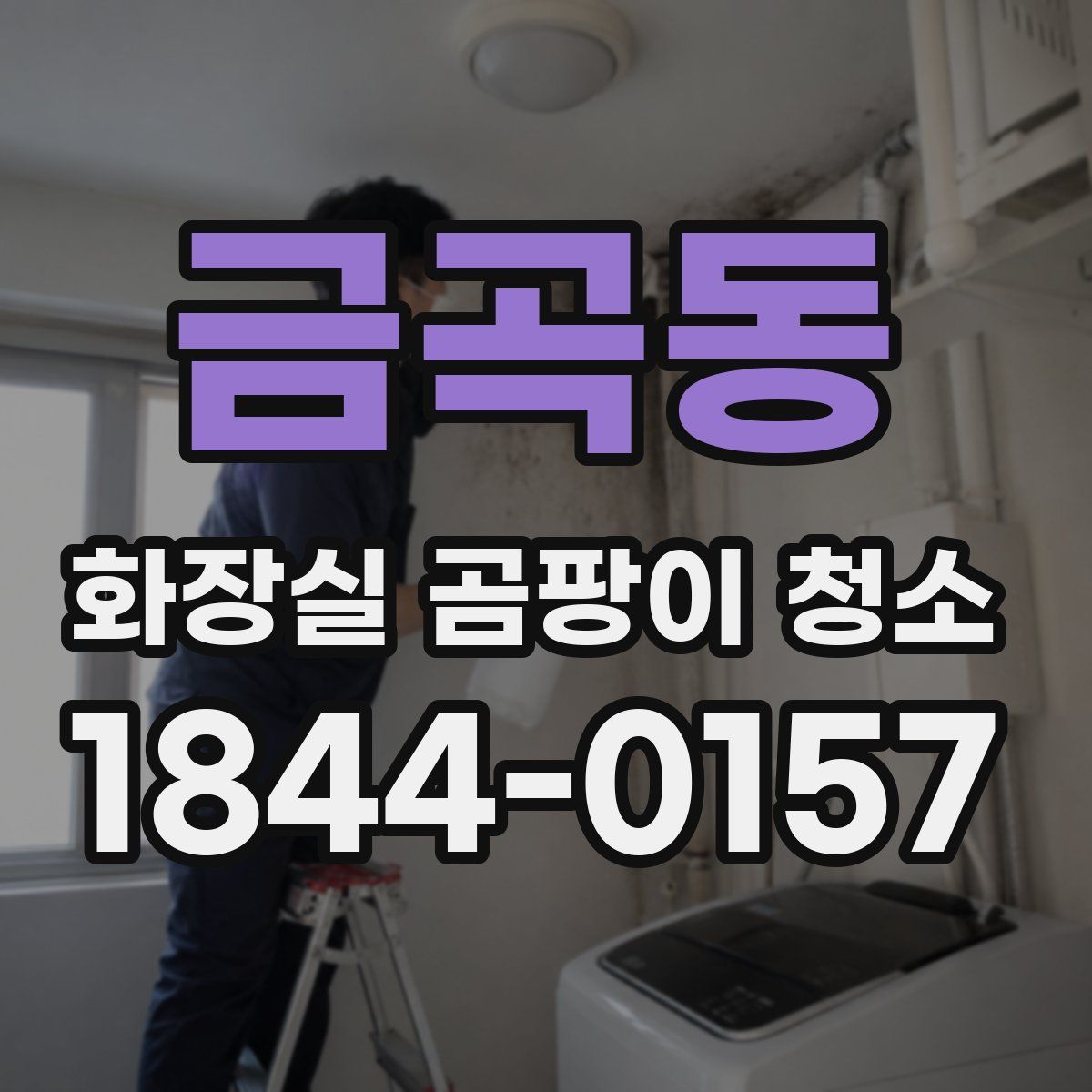 금곡동 화장실 곰팡이 청소