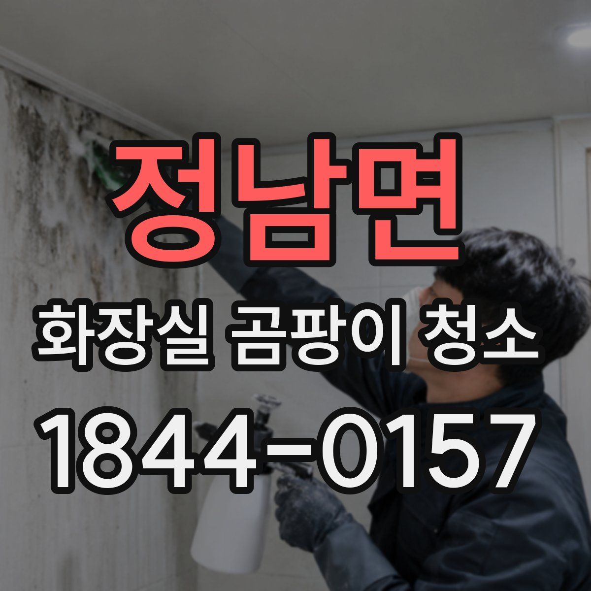정남면 화장실 곰팡이 청소