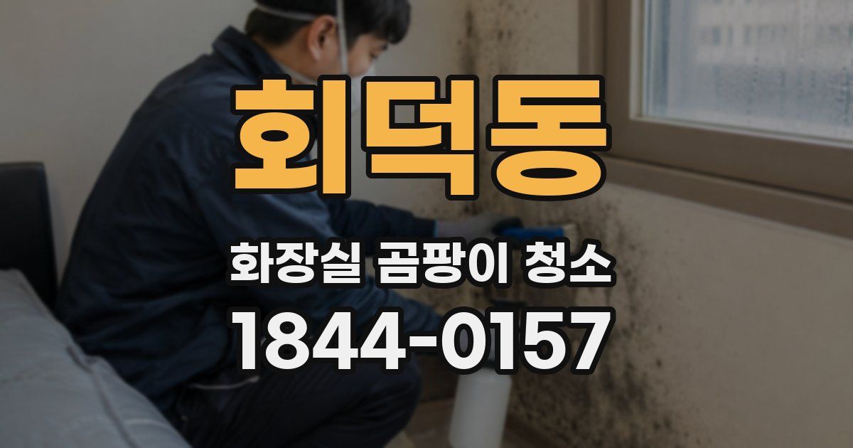회덕동 화장실 곰팡이 청소
