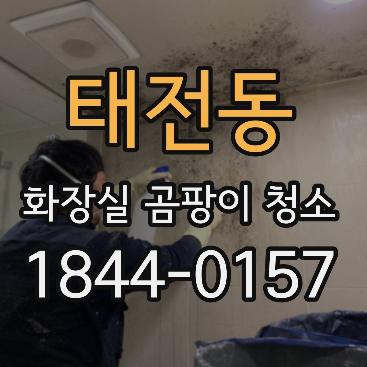 태전동 화장실 곰팡이 청소