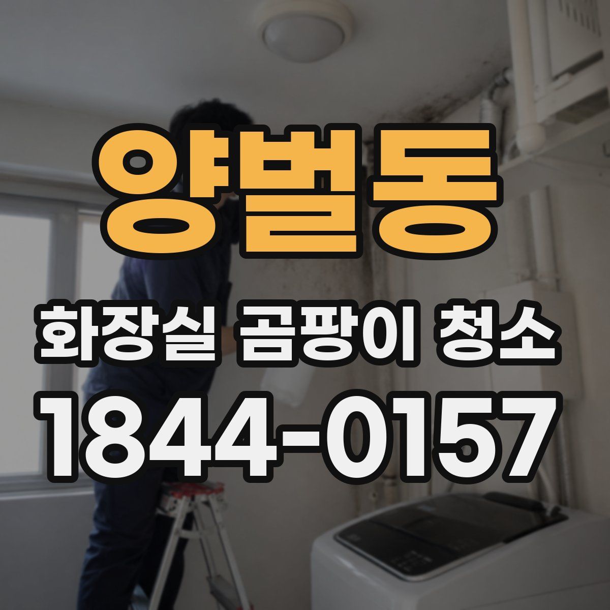 양벌동 화장실 곰팡이 청소