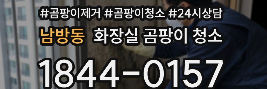 남방동 화장실 곰팡이 청소