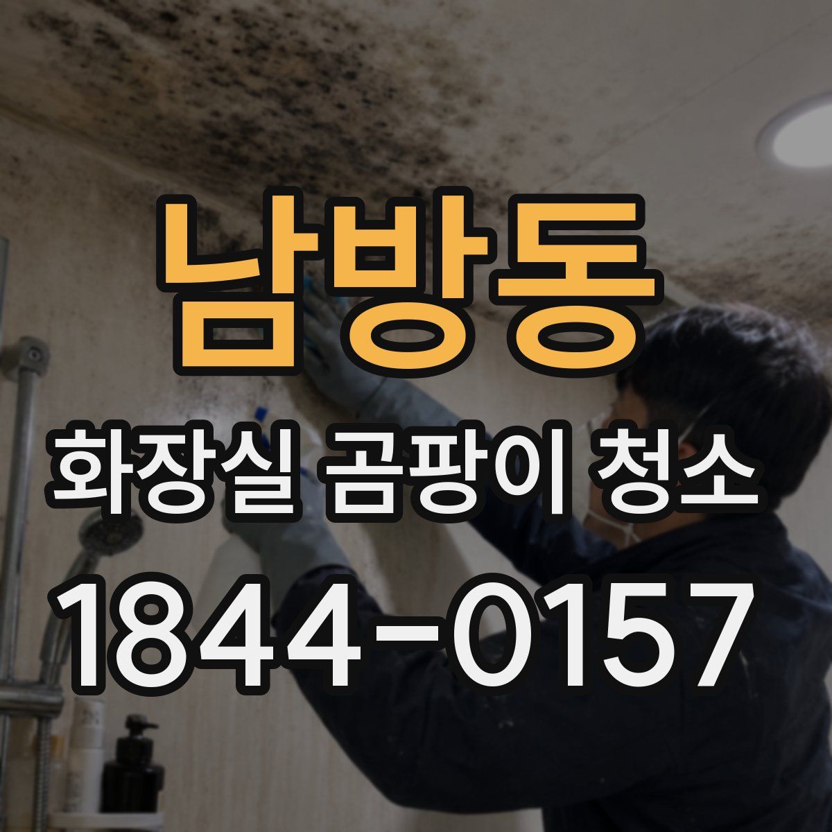 남방동 화장실 곰팡이 청소
