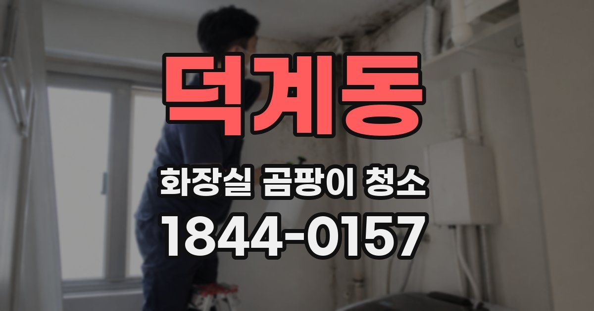 덕계동 화장실 곰팡이 청소