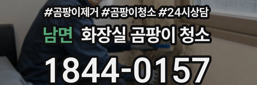 남면 화장실 곰팡이 청소