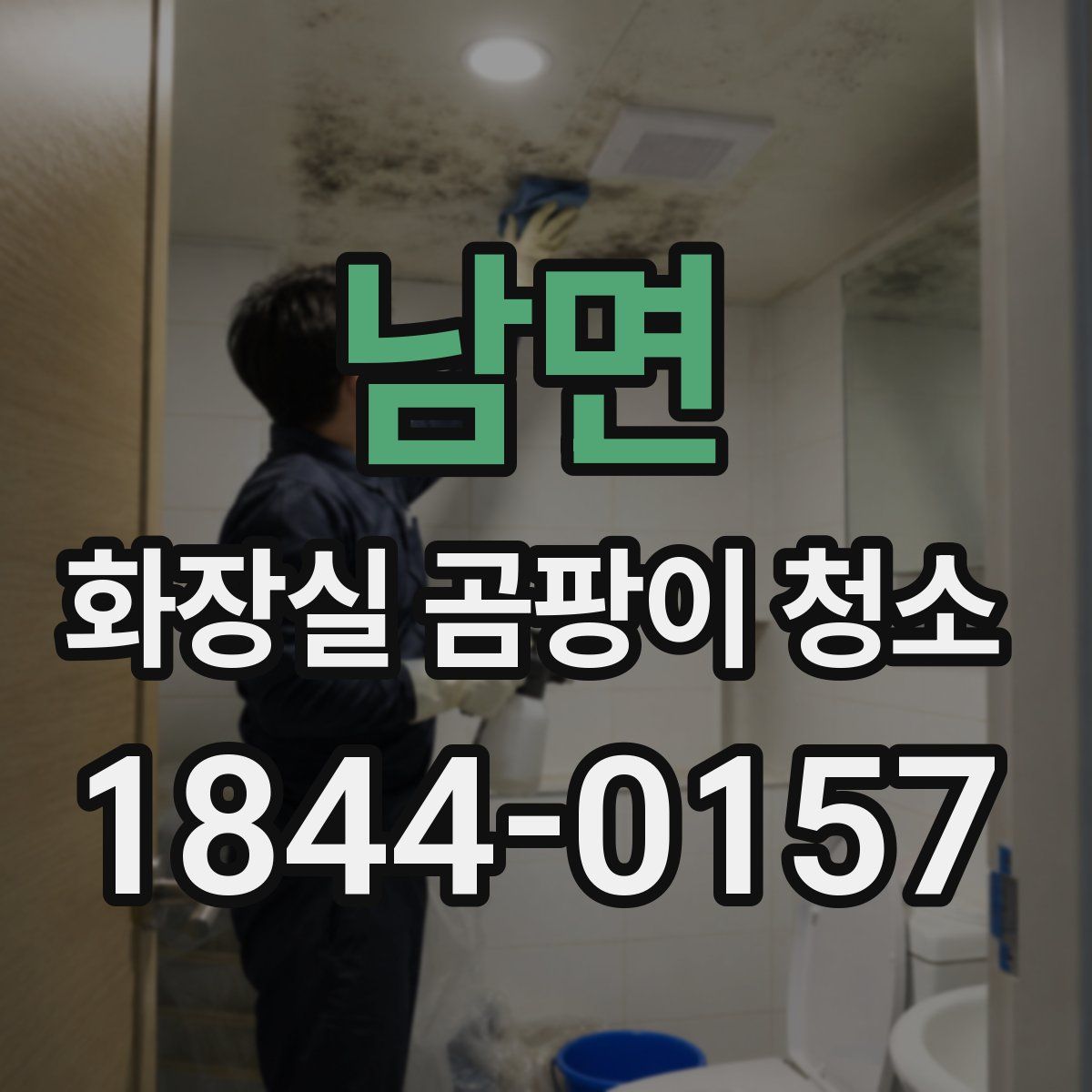 남면 화장실 곰팡이 청소