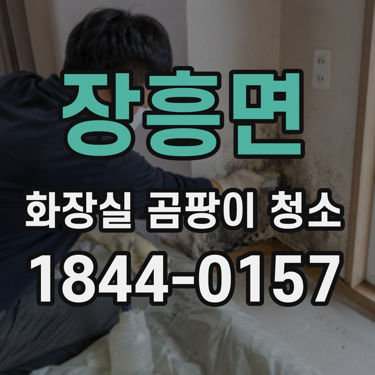 장흥면 화장실 곰팡이 청소