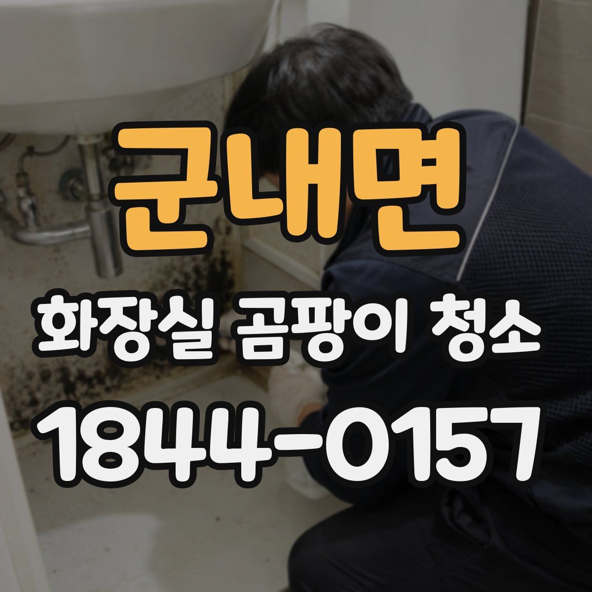 군내면 화장실 곰팡이 청소