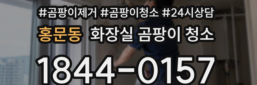 홍문동 화장실 곰팡이 청소