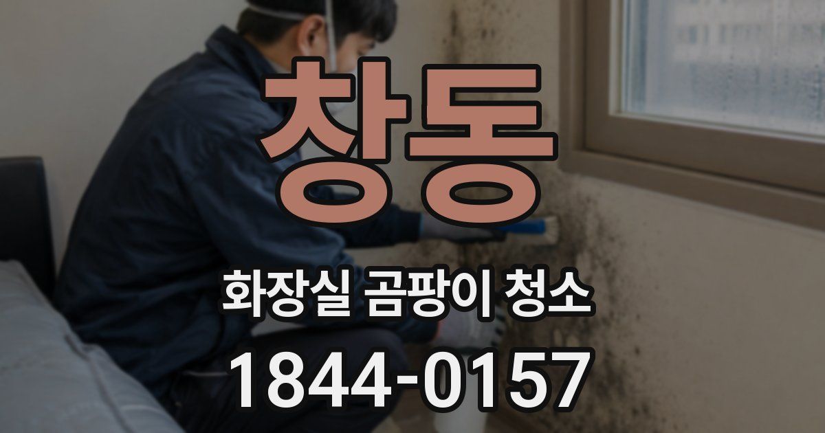 창동 화장실 곰팡이 청소