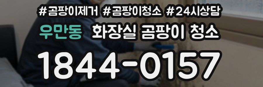 우만동 화장실 곰팡이 청소