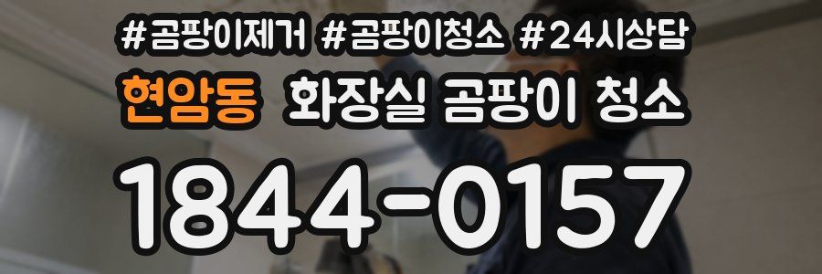 현암동 화장실 곰팡이 청소