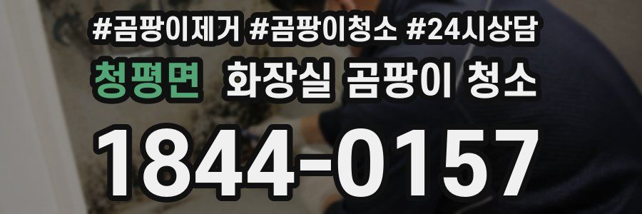 청평면 화장실 곰팡이 청소