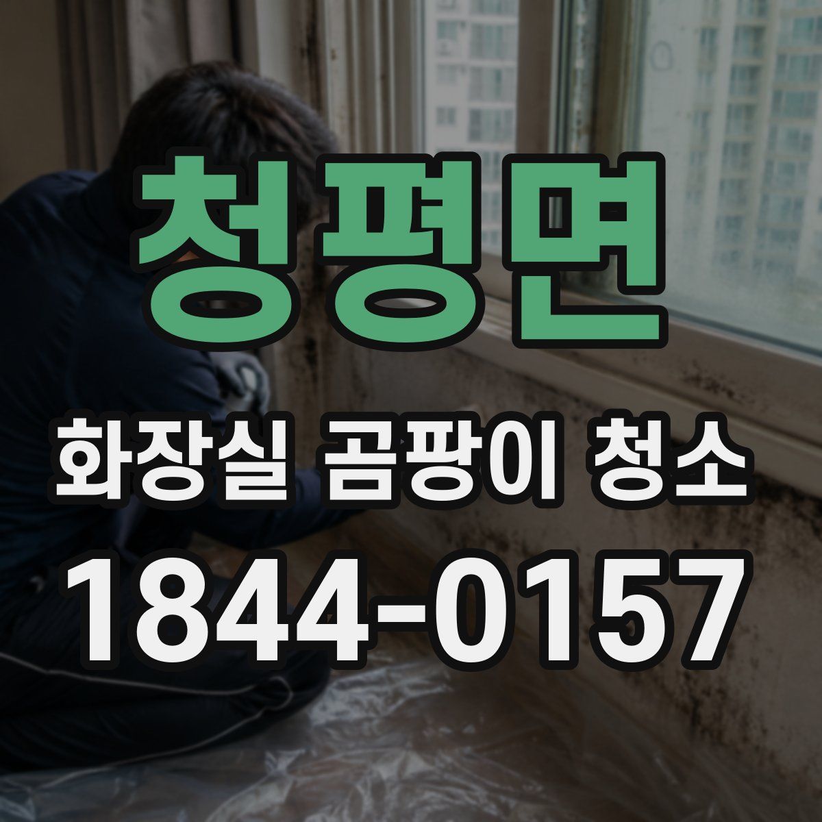 청평면 화장실 곰팡이 청소