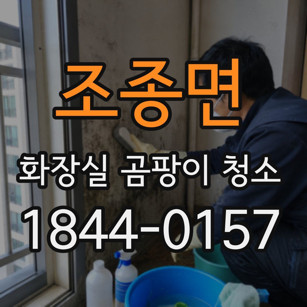 조종면 화장실 곰팡이 청소