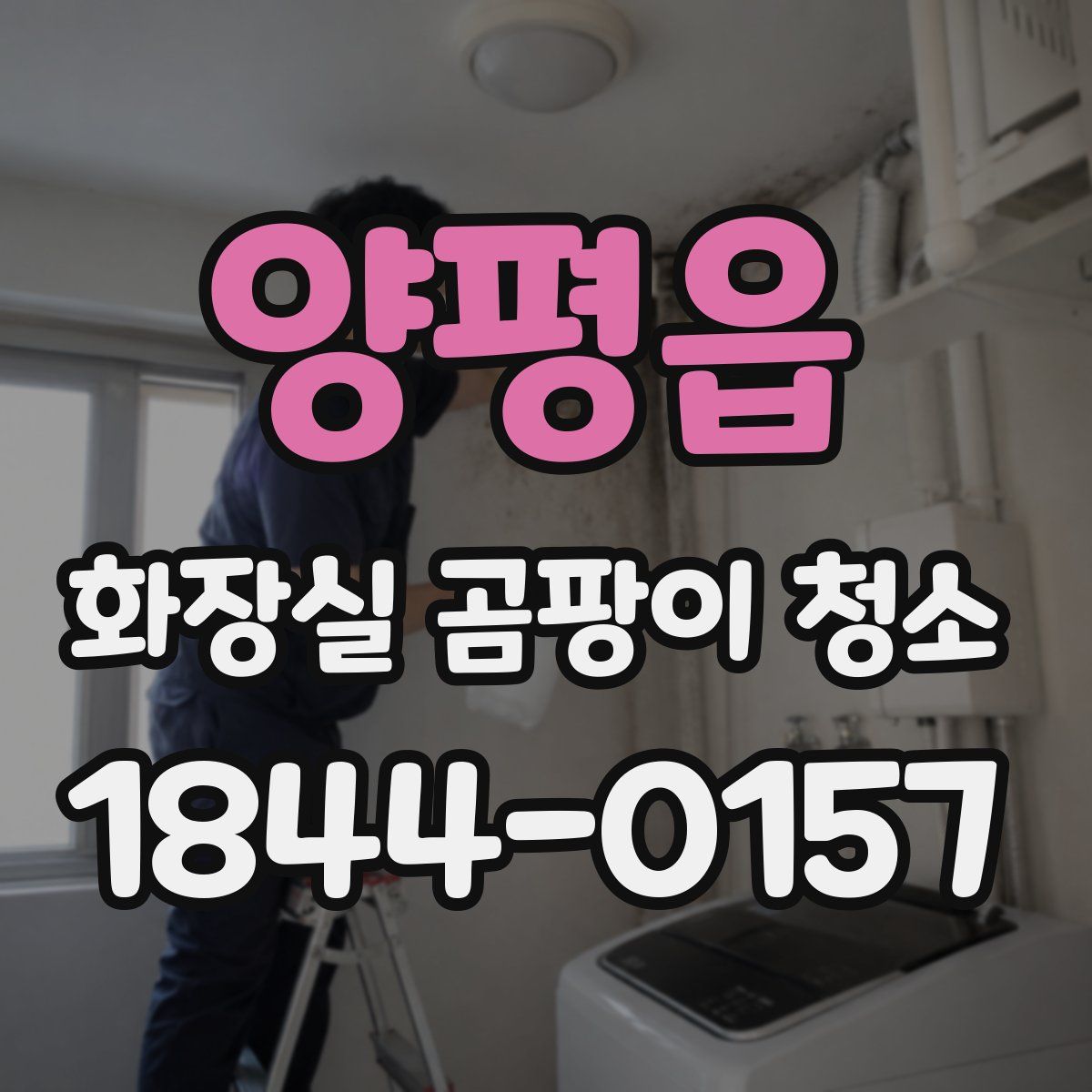 양평읍 화장실 곰팡이 청소