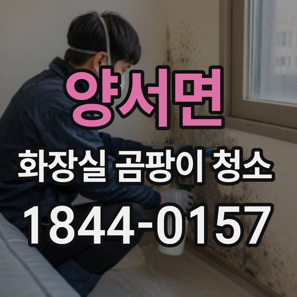 양서면 화장실 곰팡이 청소