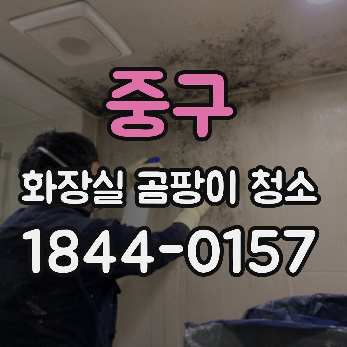 중구 화장실 곰팡이 청소