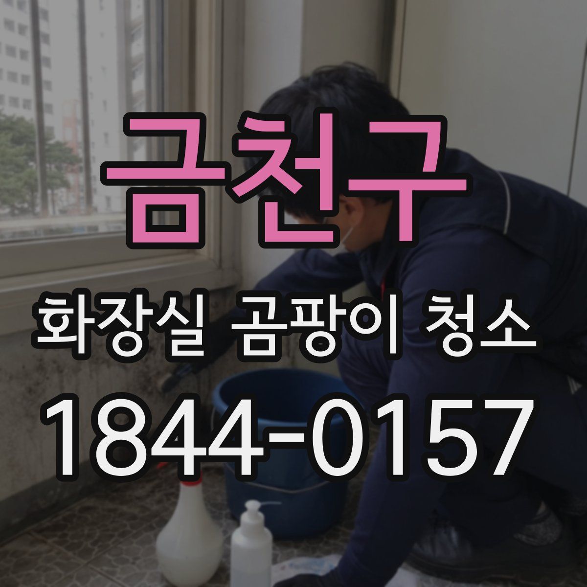 금천구 화장실 곰팡이 청소
