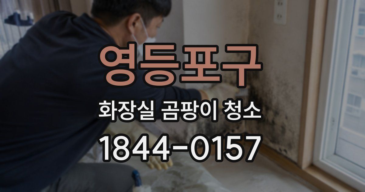영등포구 화장실 곰팡이 청소