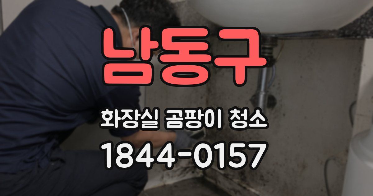 남동구 화장실 곰팡이 청소