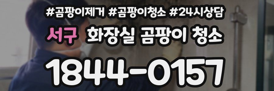 서구 화장실 곰팡이 청소