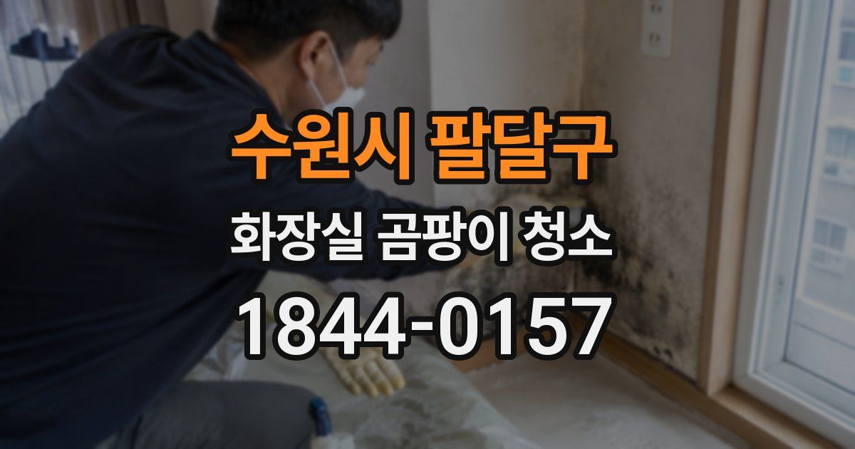수원시 팔달구 화장실 곰팡이 청소