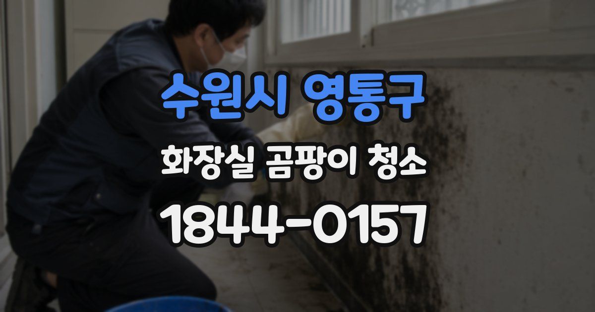 수원시 영통구 화장실 곰팡이 청소