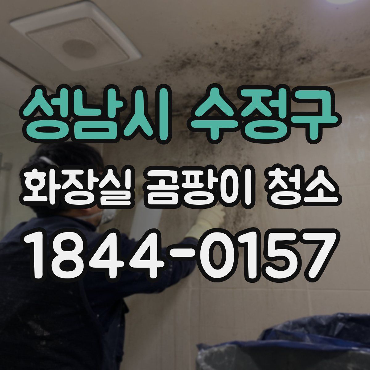 성남시 수정구 화장실 곰팡이 청소
